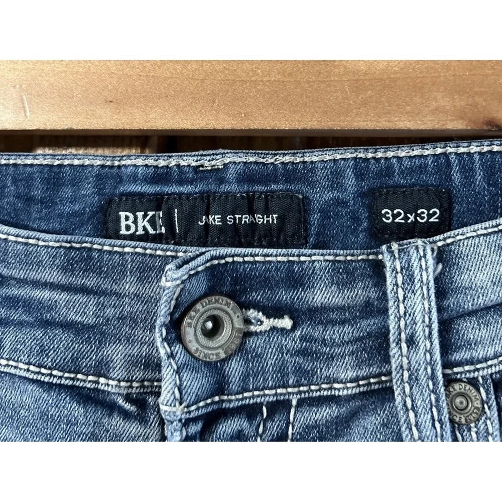 Mens Buckle BKE Jake Jeans Straight Leg Stretch Sz 32 32x32